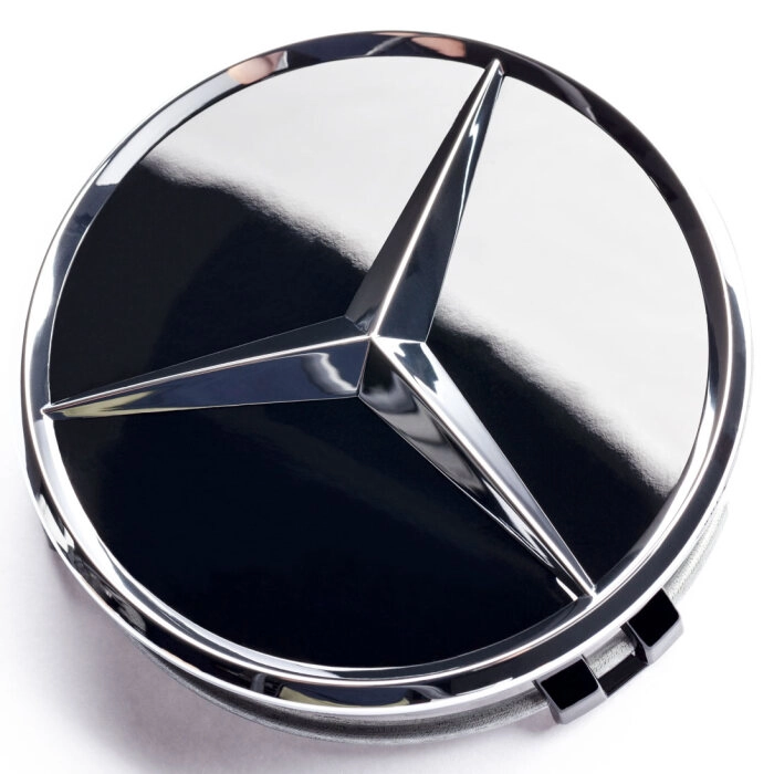 Mercedes-Benz Radnabenabdeckung Stern erhaben schwarz B66470