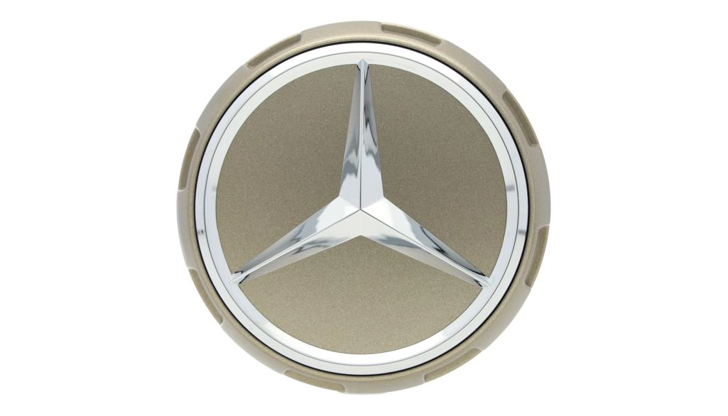 Mercedes-AMG Radnabenabdeckung Zentralverschlussdesign goldfarben