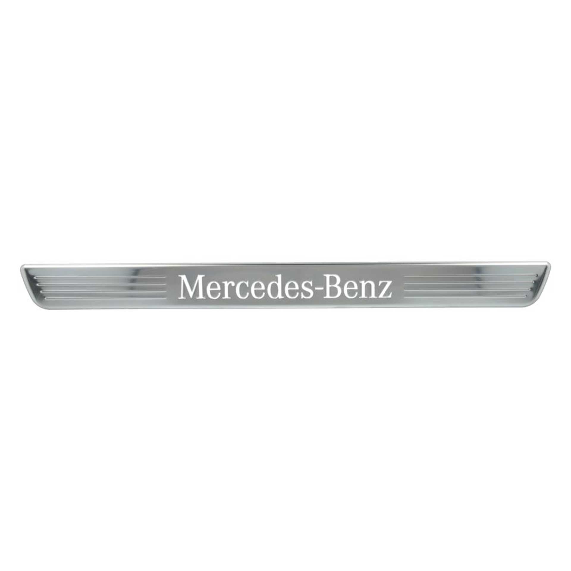 Mercedes-Benz Einstiegsleisten beleuchtet vorne Wechselcover 2-teilig A-Klasse CLA EQA GLA GLB GLE GLS Mercedes-Benz Einstiegsleisten beleuchtet vorne Wechselcover 2-teilig A-Klasse CLA EQA GLA GLB GLE GLS