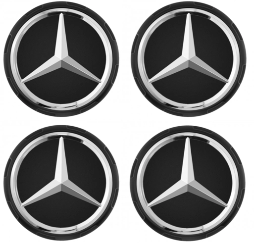 Mercedes-AMG Radnabenabdeckung Zentralverschlussdesign Set 4-teilig A00040009009283