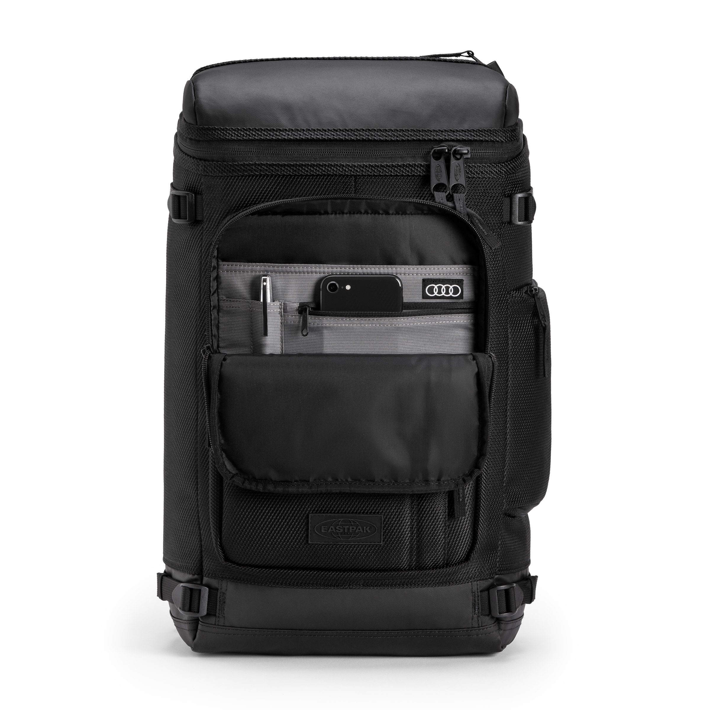 Audi quattro Backpack schwarz Rucksack 3152100100 Audi quattro Backpack schwarz Rucksack 3152100100