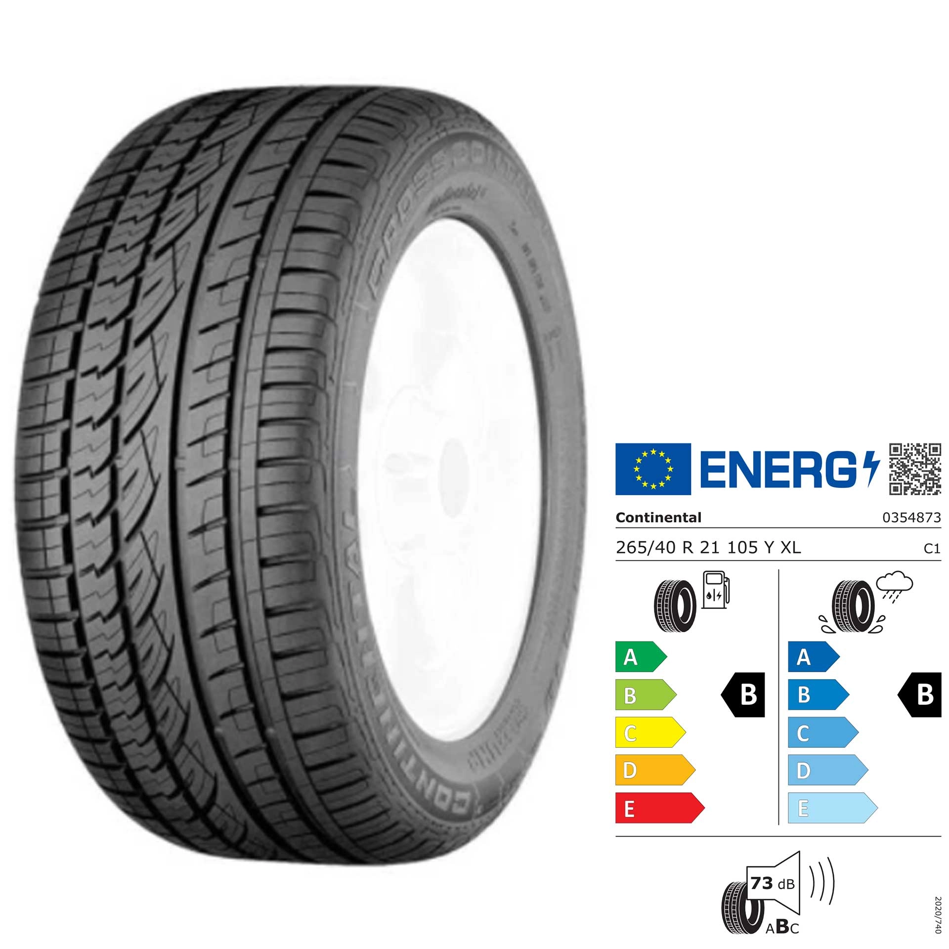 265/40 R21 105Y Continental ContiCrossContact UHP MO - Sommerreifen Q44002111058A