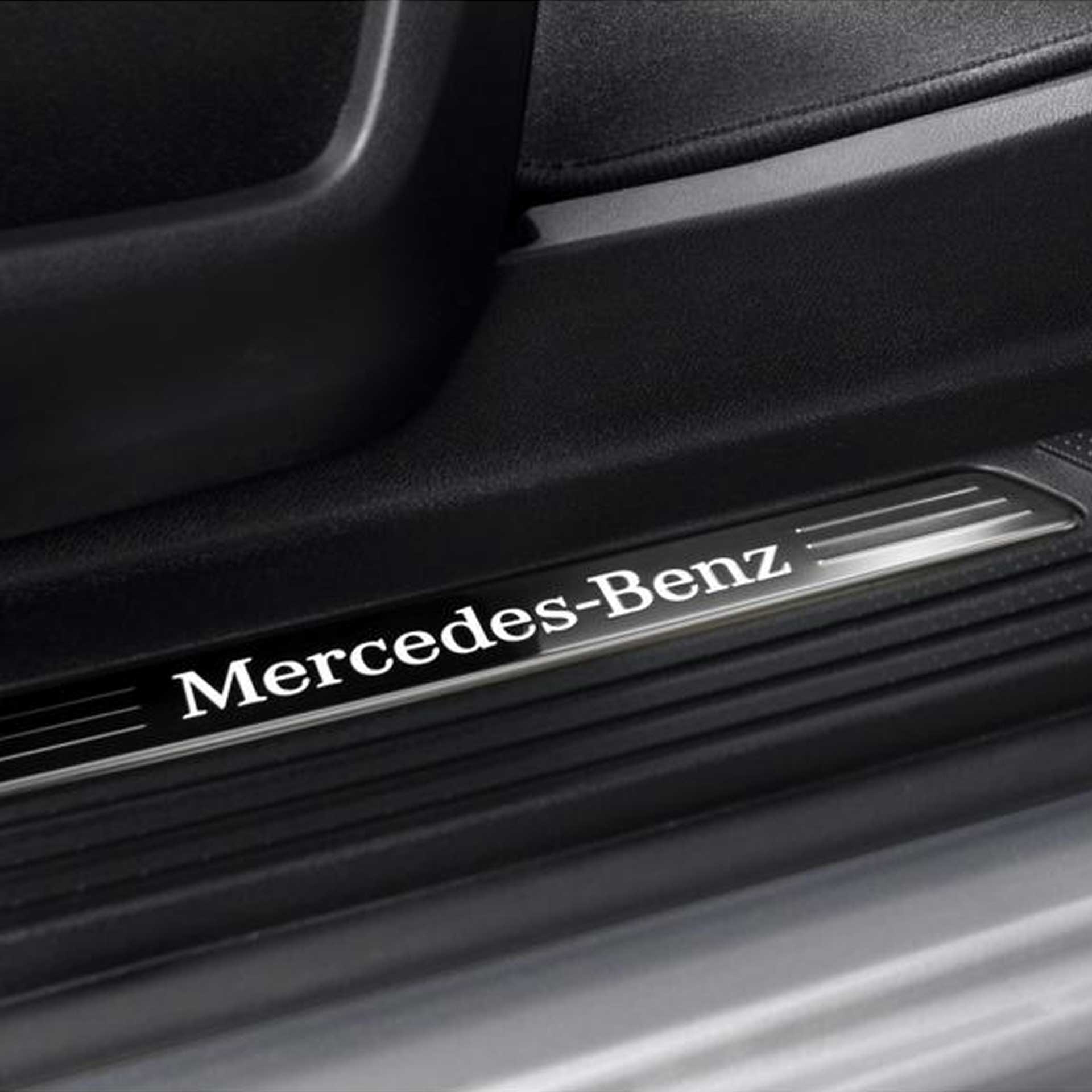 Mercedes-Benz Einstiegsleisten für Schiebetür beleuchtet weiß A4476860600