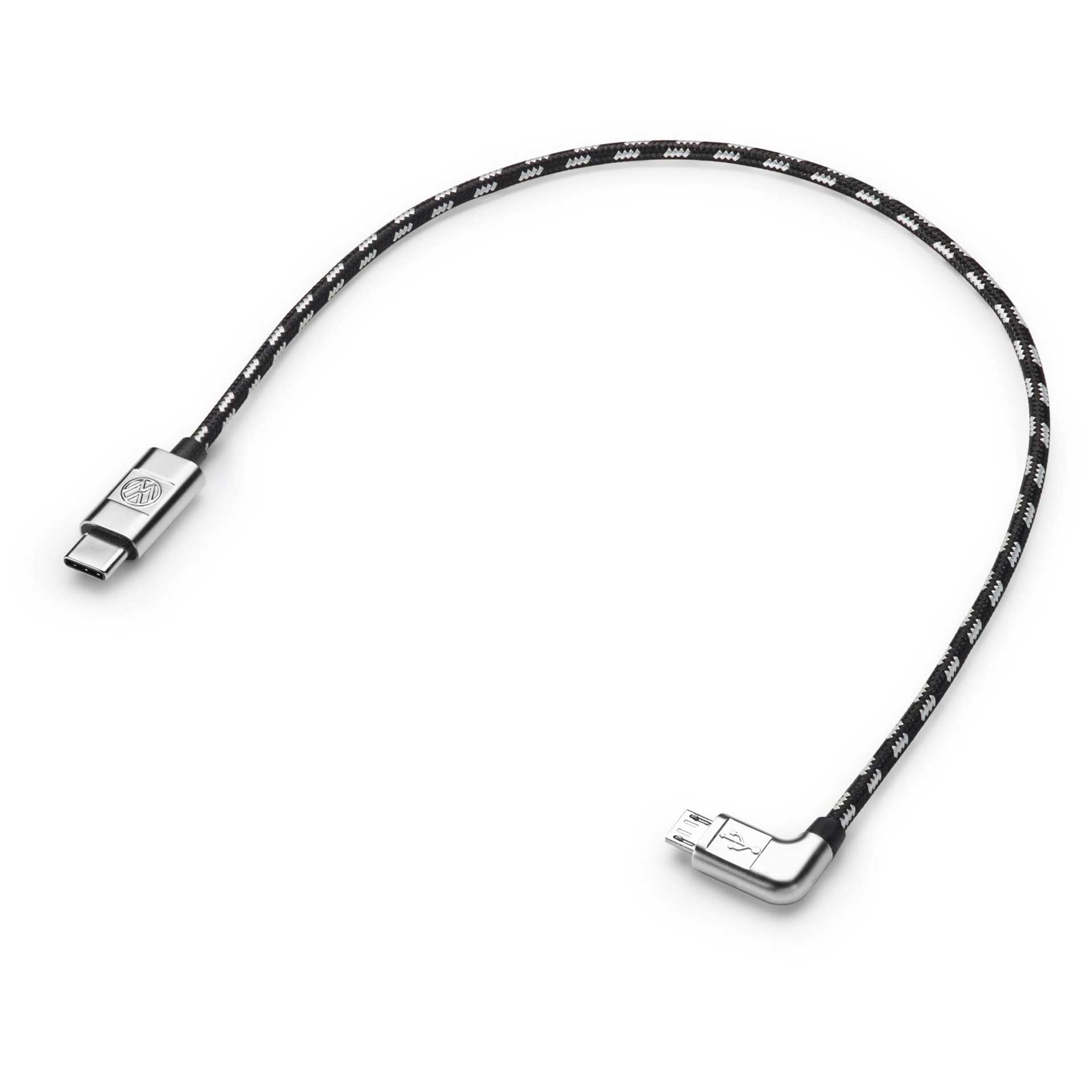 Volkswagen Anschlusskabel Ladekabel USB-C auf Micro-USB 30 cm
