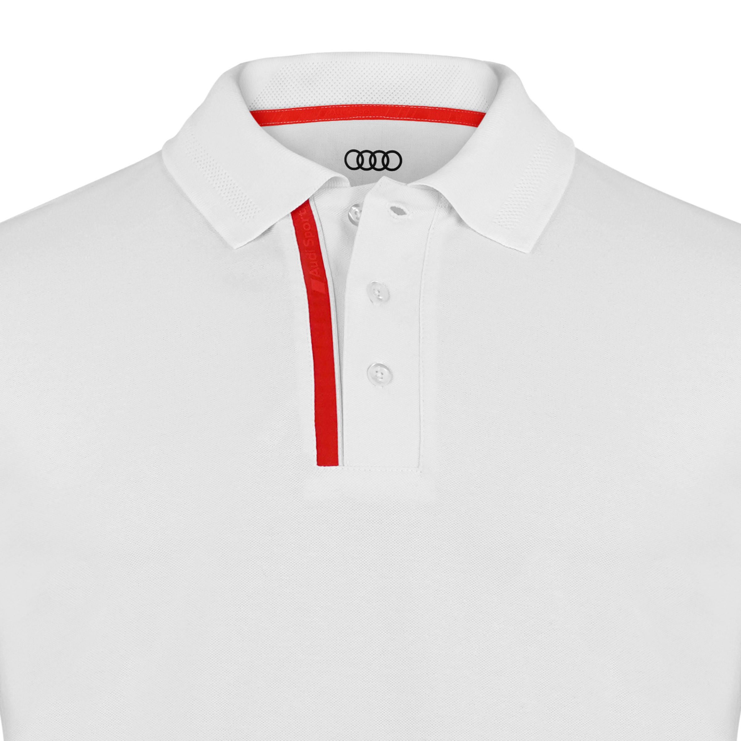 Audi Sport Poloshirt Herren Größe M weiß