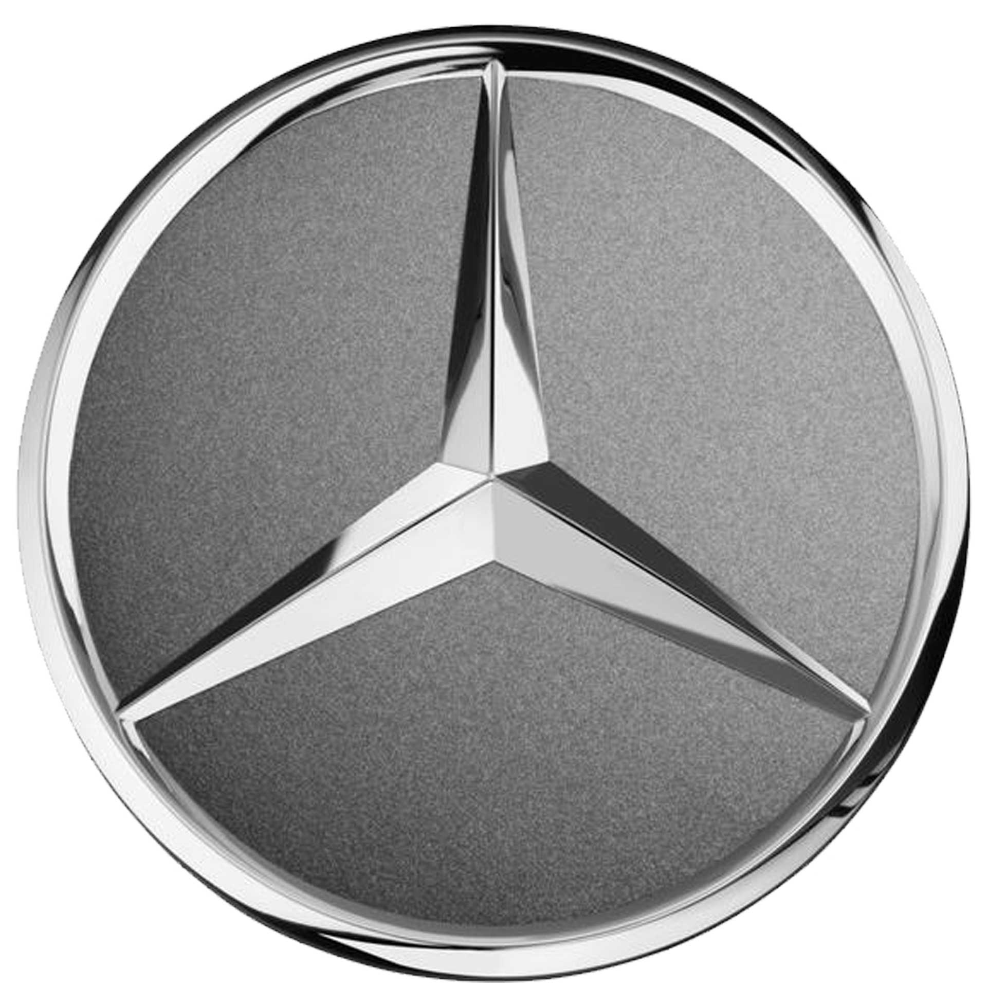 Mercedes-Benz Radnabenabdeckung Stern grau Himalaya