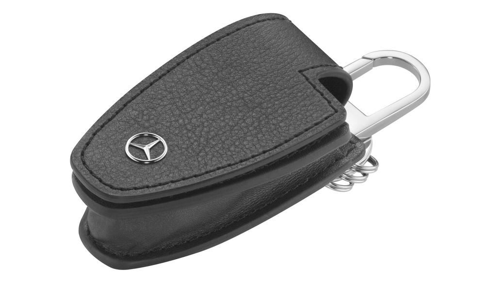 Mercedes-Benz Schlüsseletui Rindleder schwarz B66958404