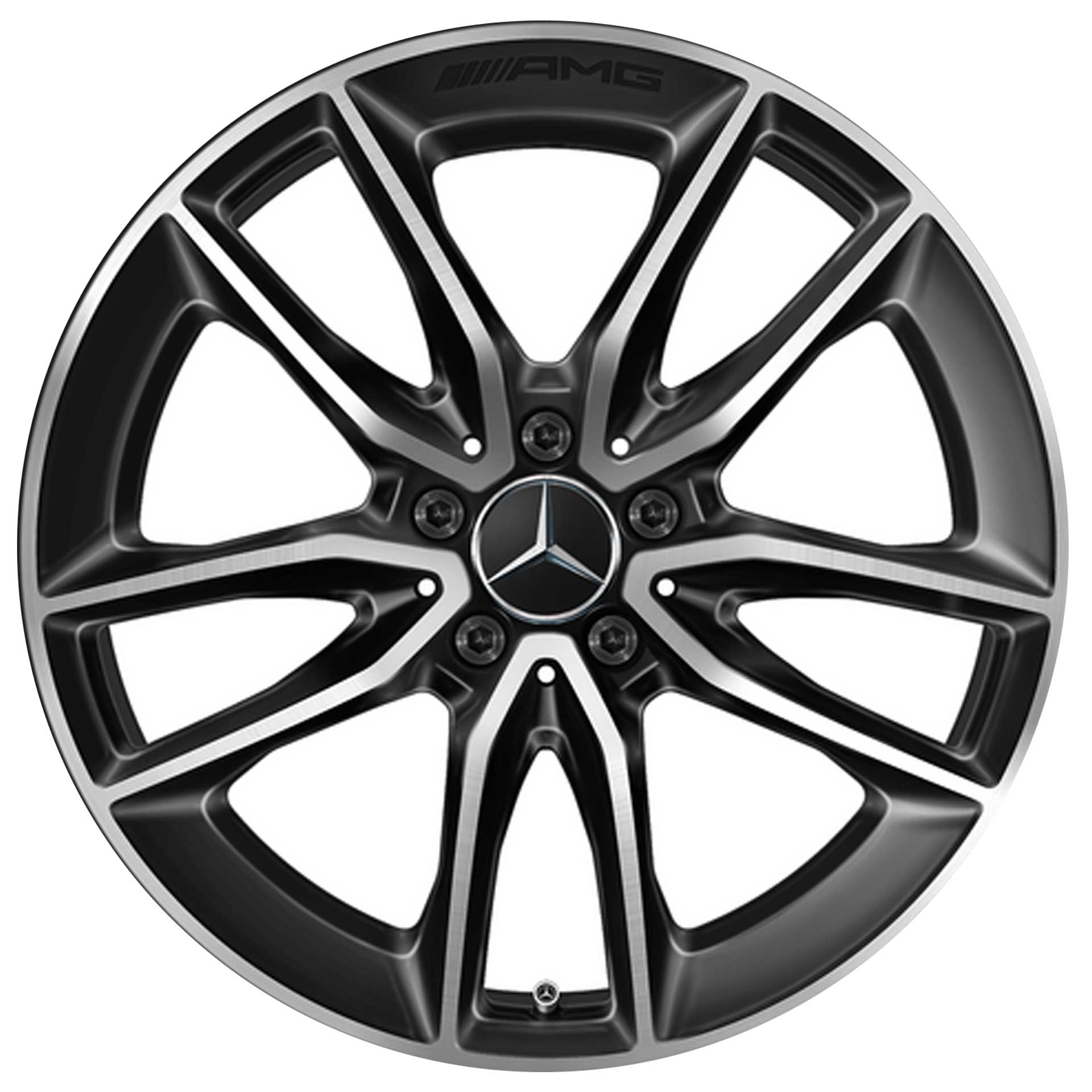 Mercedes-AMG 5-Doppelspeichen-Rad 19 Zoll Leichtmetallfelge für CLA 35 A11840104007X23
