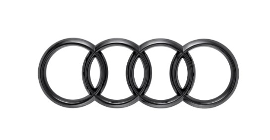 Audi Ringe in Schwarz Front für Audi TT 8S0071801