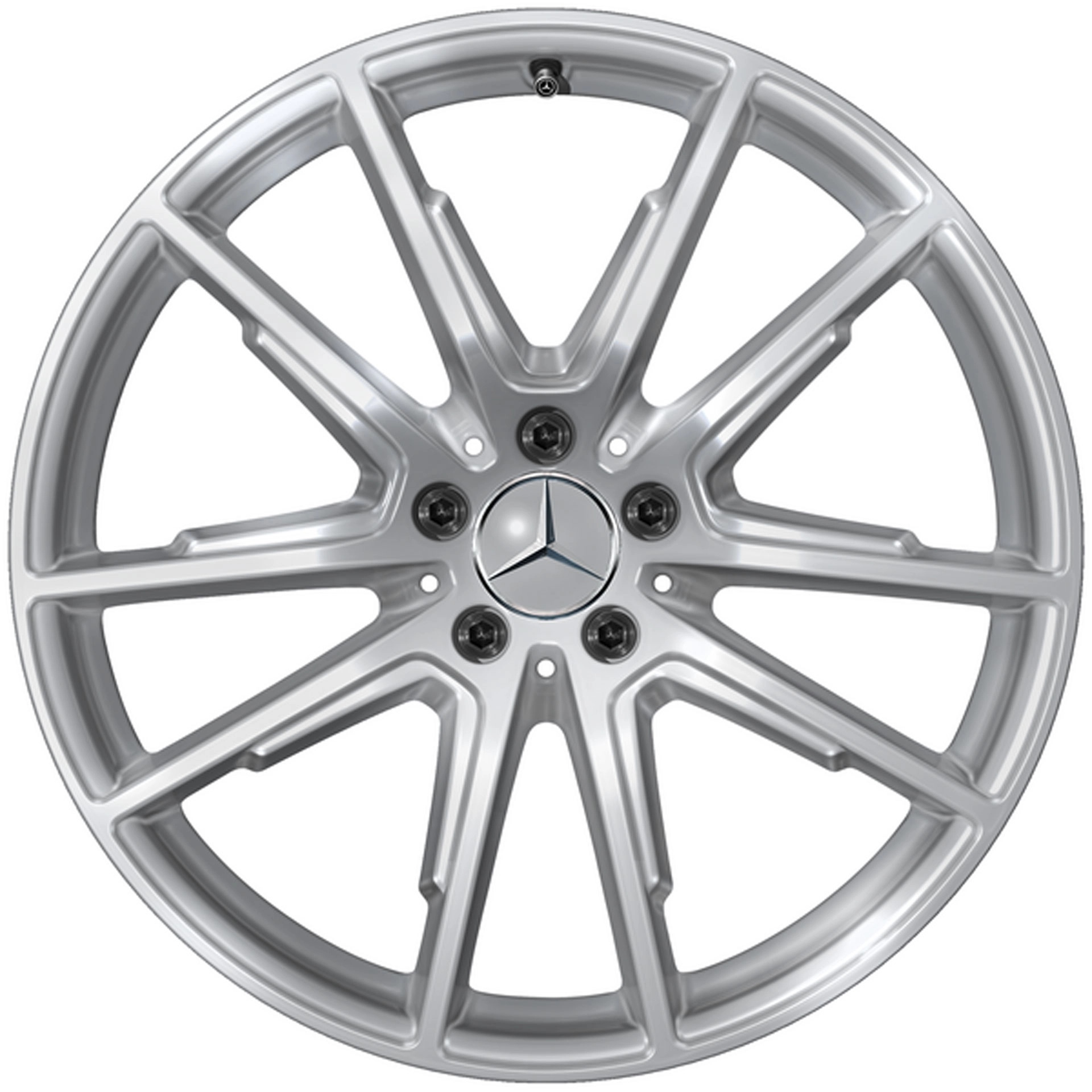 Mercedes-Benz EQS SUV X296 5-Doppelspeichen-Rad 20 Zoll Leichtmetallfelge silber A29640103007X45