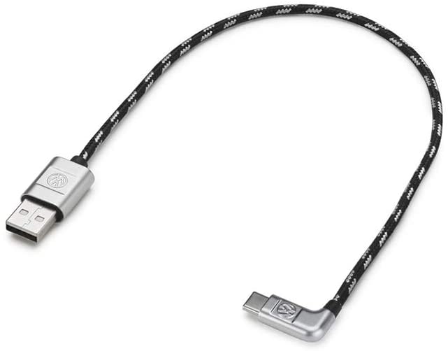Volkswagen Anschlusskabel Ladekabel A auf USB-C Premium Kabel gewinkelt 