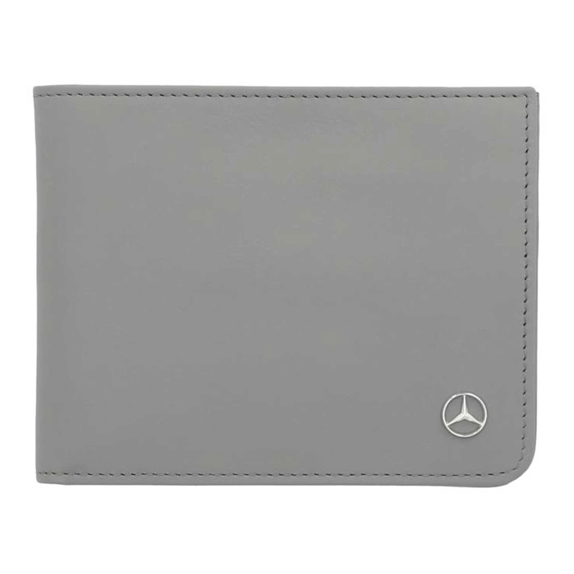 Mercedes-Benz Geldbörse Silbergrau Rindleder B66959259
