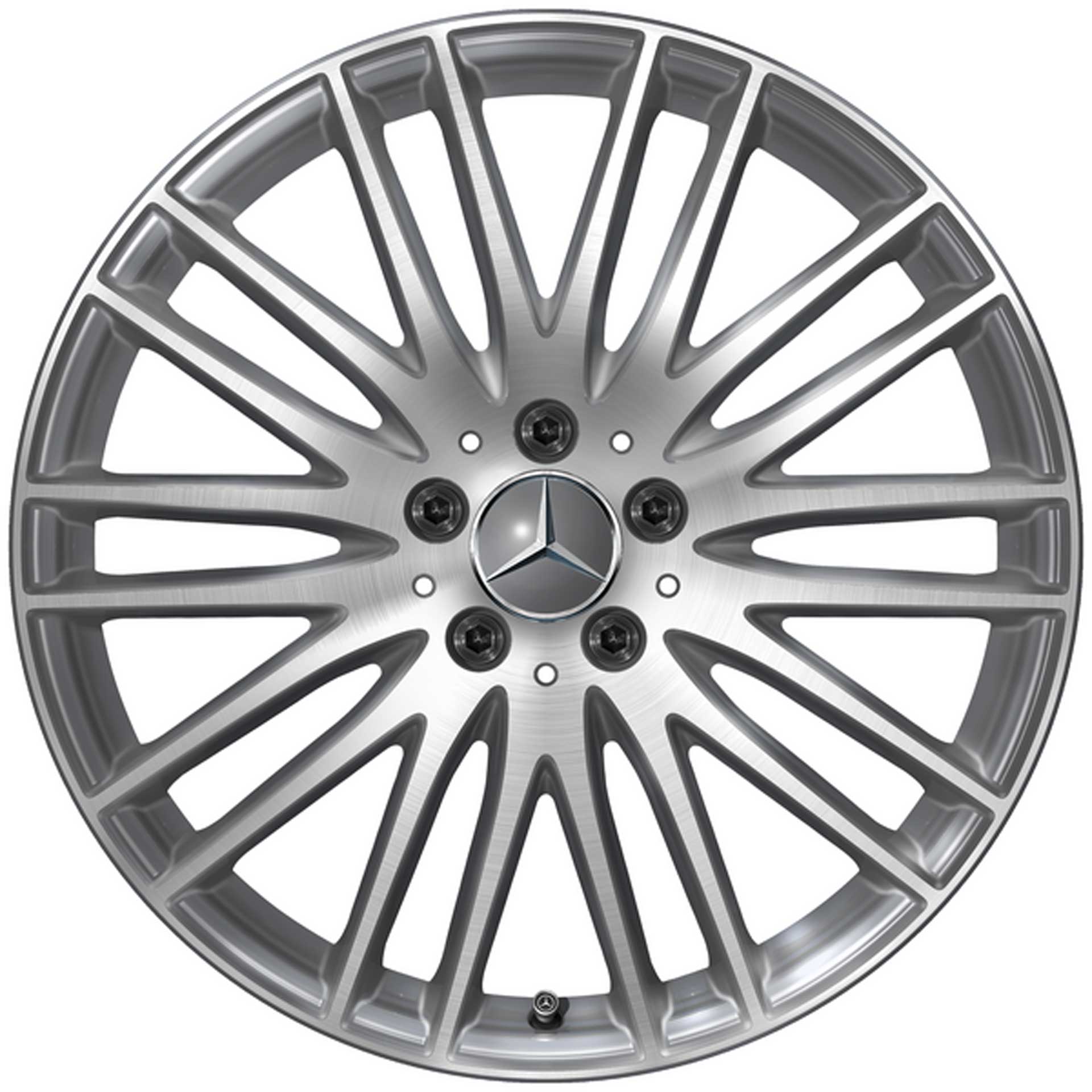 Mercedes-Benz Vielspeichen-Rad 19 Zoll Leichtmetallfelge GLC X254 tremolit-metallic glanzgedreht A25440149007X44