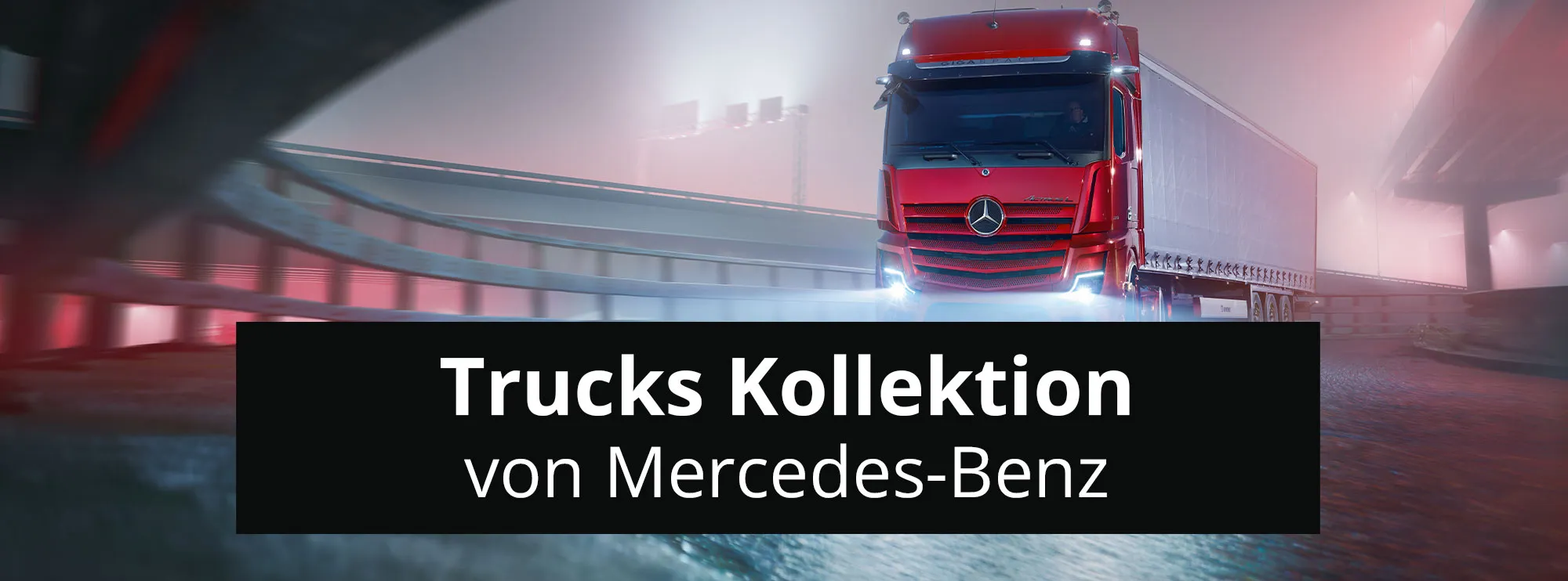 Mercedes benz  trucks kollektion rosier online shop header