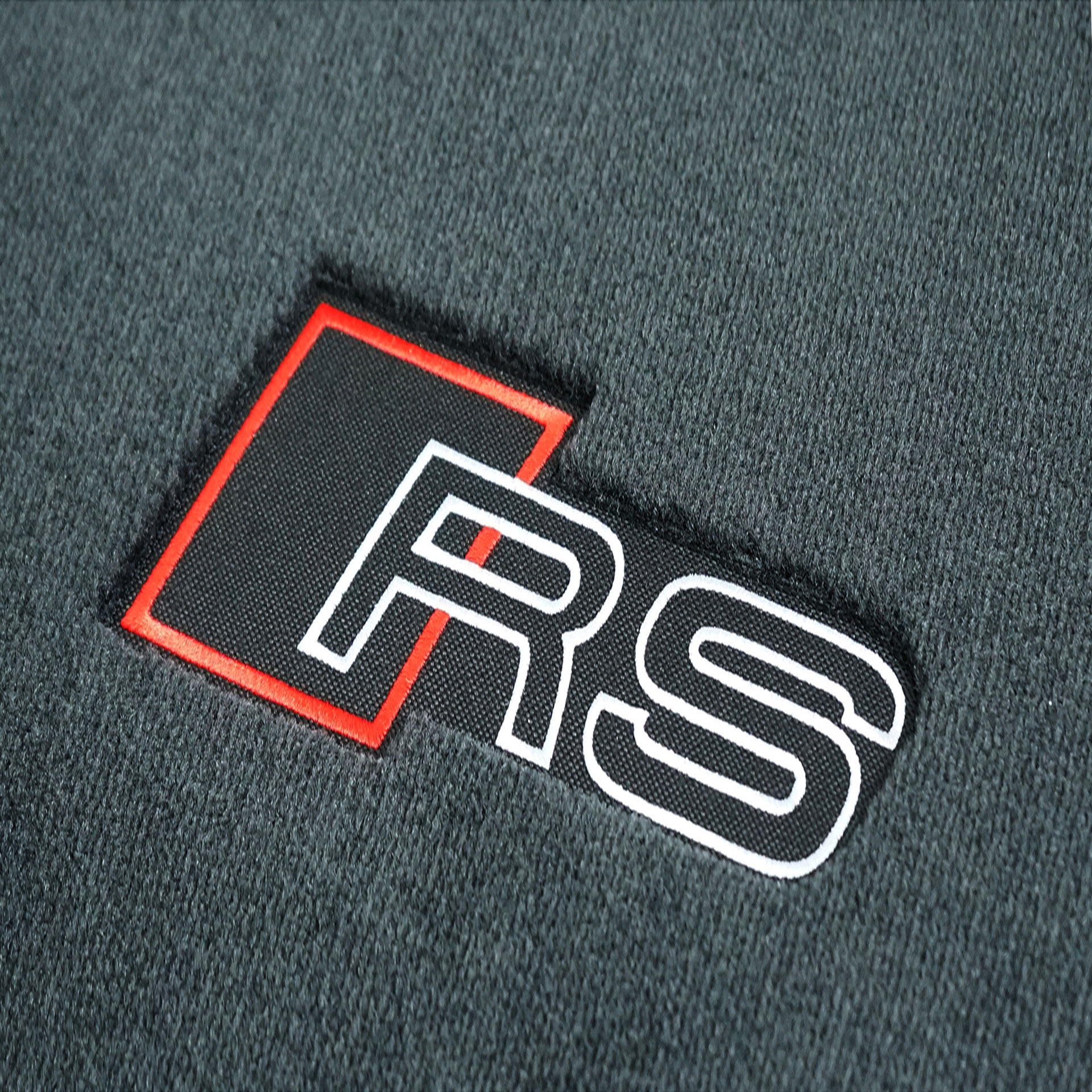 Audi A3 RS3 Sportback Textilfußmatten Velours schwarz/ rot  8Y1863011DRPP