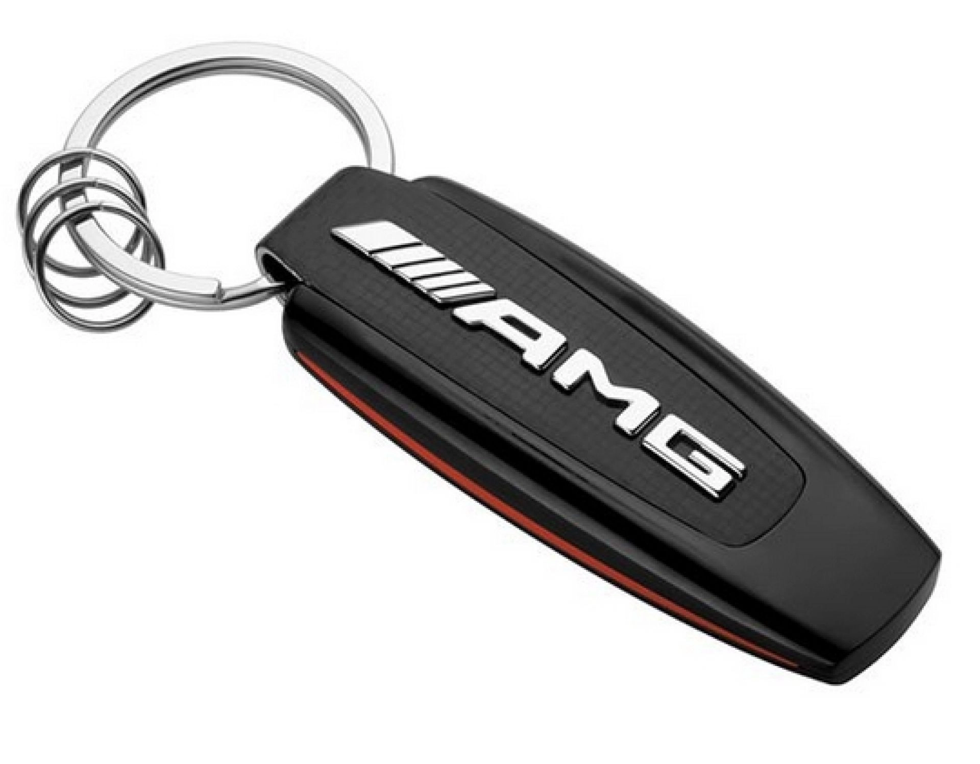 Mercedes-AMG GT Typo Schlüsselanhänger schwarz/rot B66953338