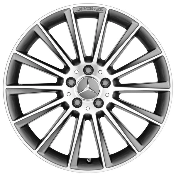 Mercedes-AMG GLE C292 22 Zoll Leichtmetallfelge titangrau glanzgedreht A29240118007X21