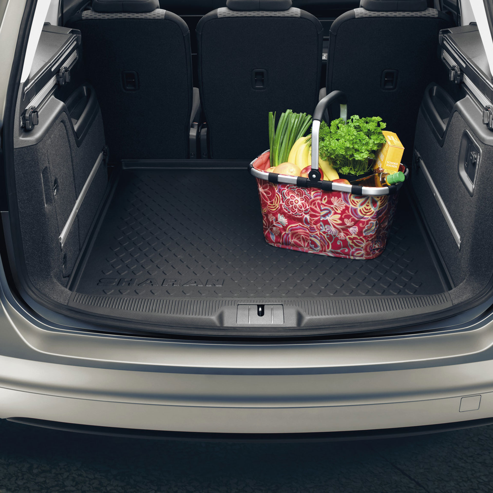 Volkswagen Sharan 5-Sitzer Kofferraumeinlage Gepäckraumeinlage 7N0061161