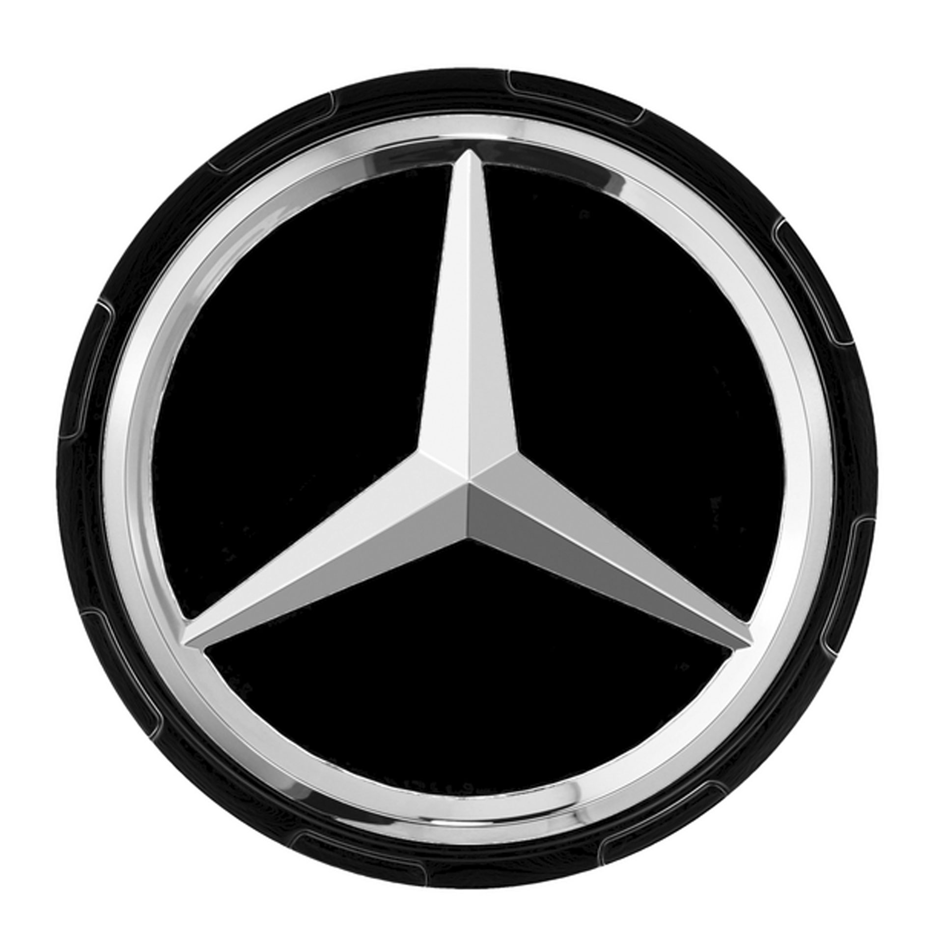 Mercedes-AMG Radnabenabdeckung Zentralverschlussdesign schwarz A00040009009040