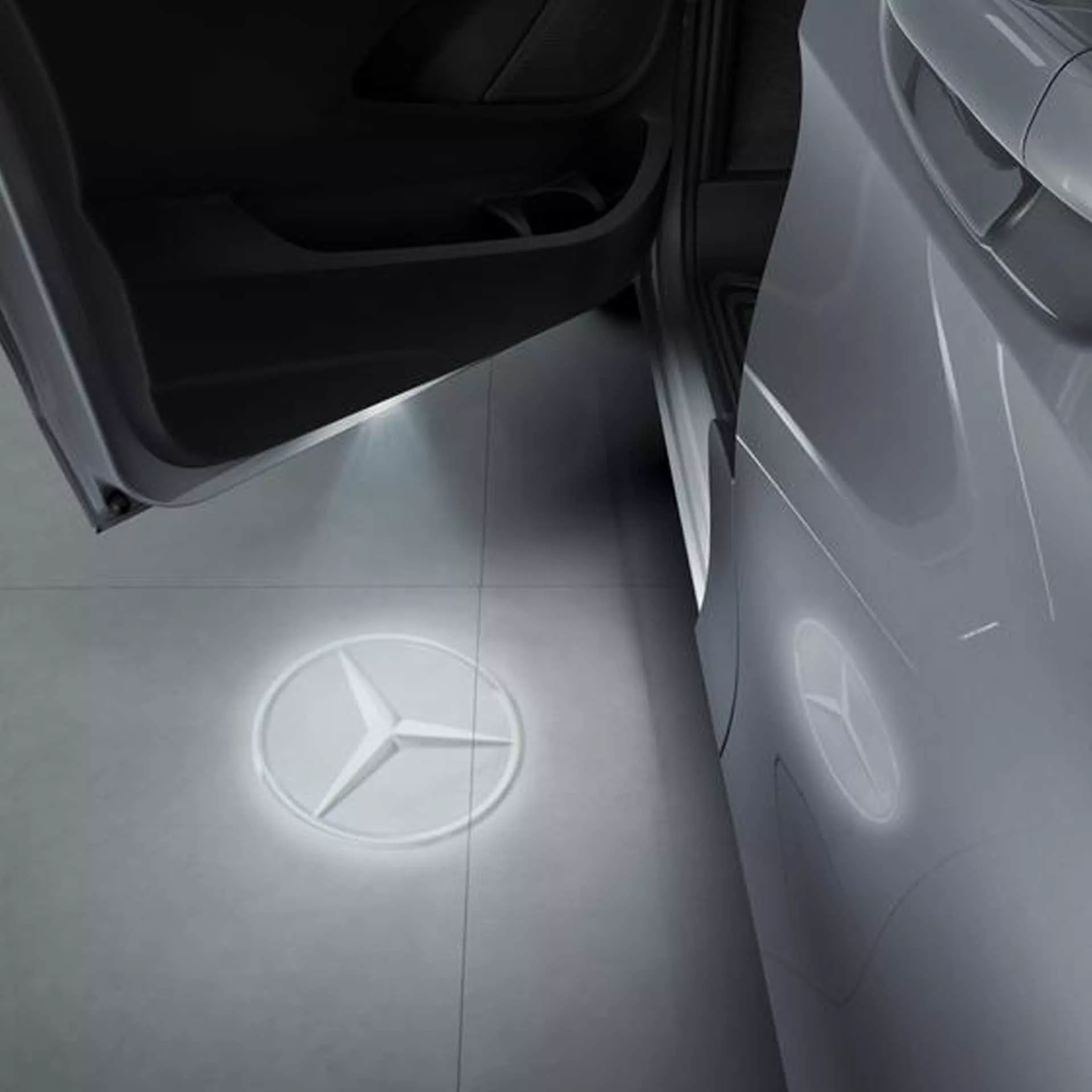 Mercedes-Benz Logo-Projektor für die Vordertüren Set V-Klasse Sprinter Vito A4478200302
