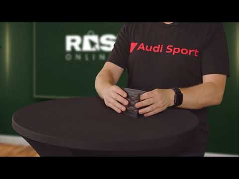 Audi Sport Geldbörse Leder Herren schwarz / rot 3152201200