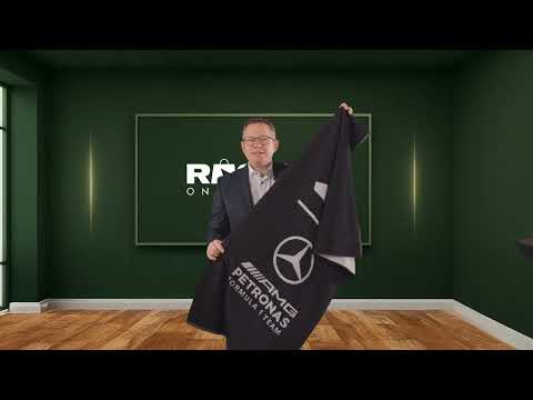 Mercedes-Benz Handtuch Mercedes-AMG F1 by adidas 70x140 cm schwarz B67998381